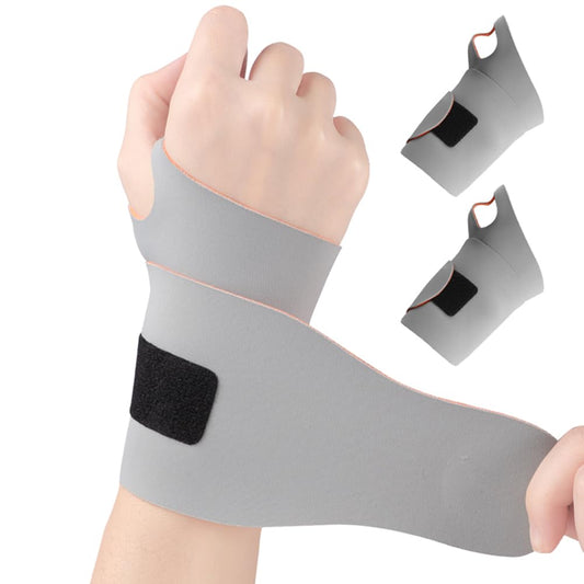 Ulnar Wrist Brace (2Pcs) Elastic Wrist Wrap Support for TFCC Tear Carpal Tunnel Tendonitis Arthritis Repetitive Wrist Use Injury Wrist Compression Strap for Fitness Sports Tennis Fit Both Hands
