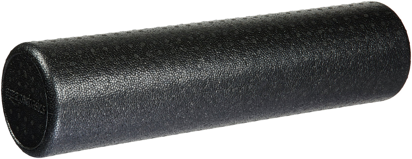 High Density Foam Roller for Exercise and Recovery 24 Inches Black